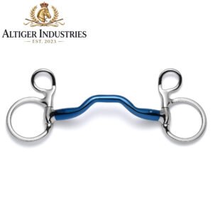 Baucher Low Port Mullen Sweet Iron Snaffle Horse Bit