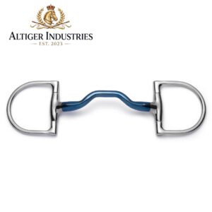 Hunter D-Ring Low Port Mullen Sweet Iron Snaffle Horse Bit