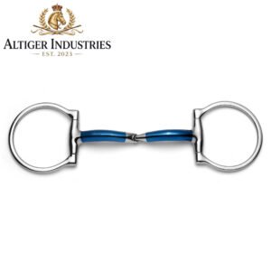 D-Ring Locking Single Joint Sweet Iron Snaffle Horse Bit