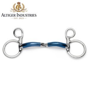 Baucher Locking Single Joint Sweet Iron Snaffle Horse Bit