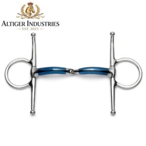 Full Cheek Locking Single Joint Sweet Iron Snaffle Horse Bit