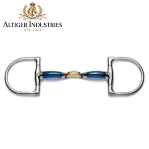 Hunter D-Ring Lozenge Sweet Iron Snaffle Horse Bit
