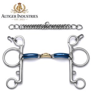 Pelham Lozenge Sweet Iron Curb Horse Bit