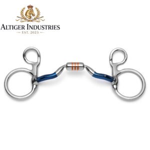 Baucher Low Port Capsule Sweet Iron Snaffle Horse Bit