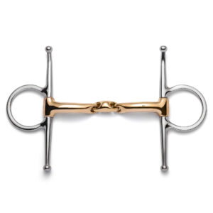 Premium Gold Lozenge Full Cheek Horse Bit
