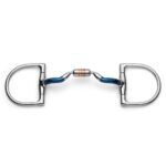Hunter D Low Port Capsule Sweet Iron Snaffle Horse Bit