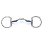 Ported Copper Roller Loose Ring Sweet Iron Snaffle Horse Bit