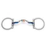 D-Ring Low Port Capsule Sweet Iron Snaffle Horse Bit
