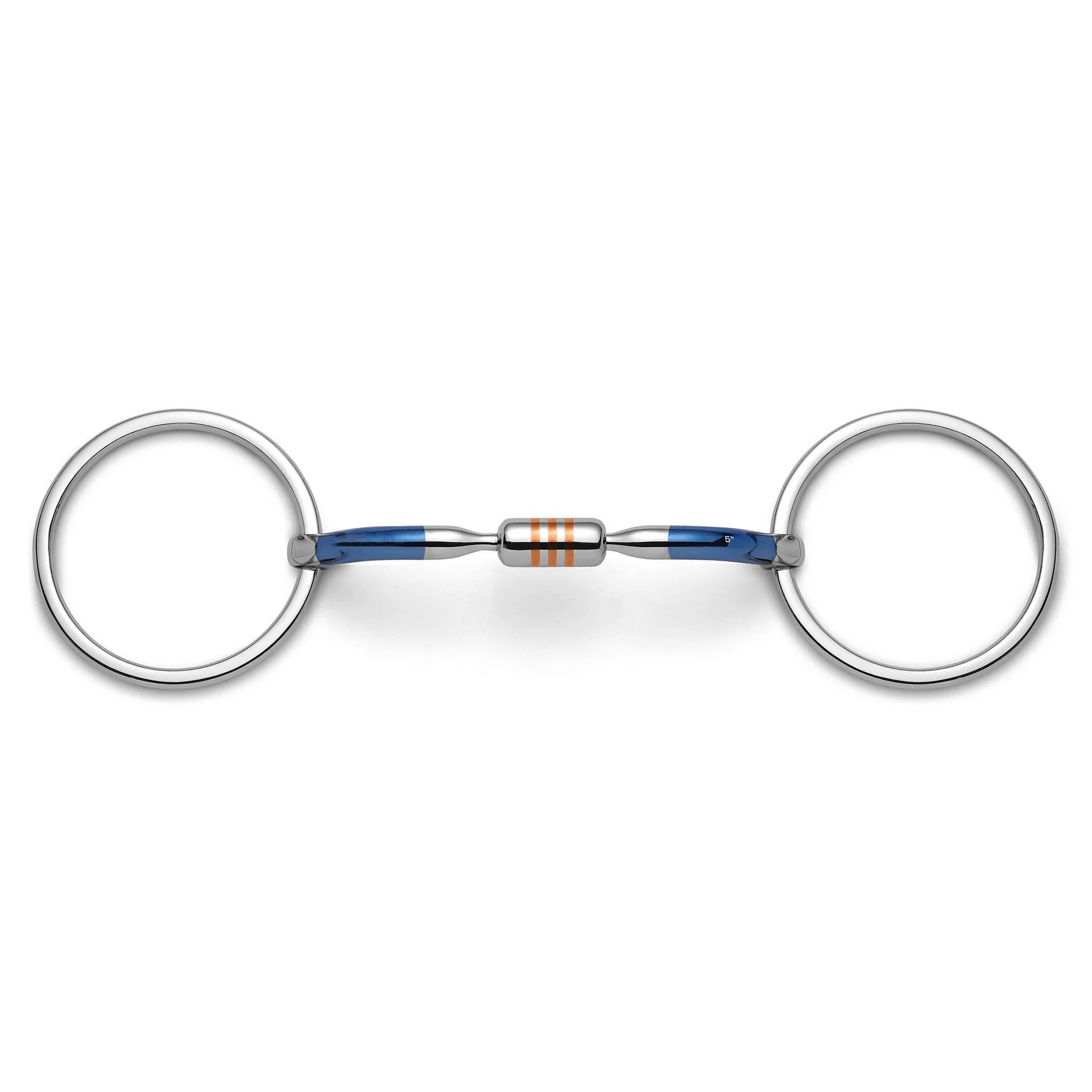 Copper Roller Loose Ring Training Snaffle Horse Bit