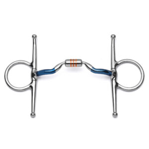 Full Cheek Copper Roller Snaffle Bit