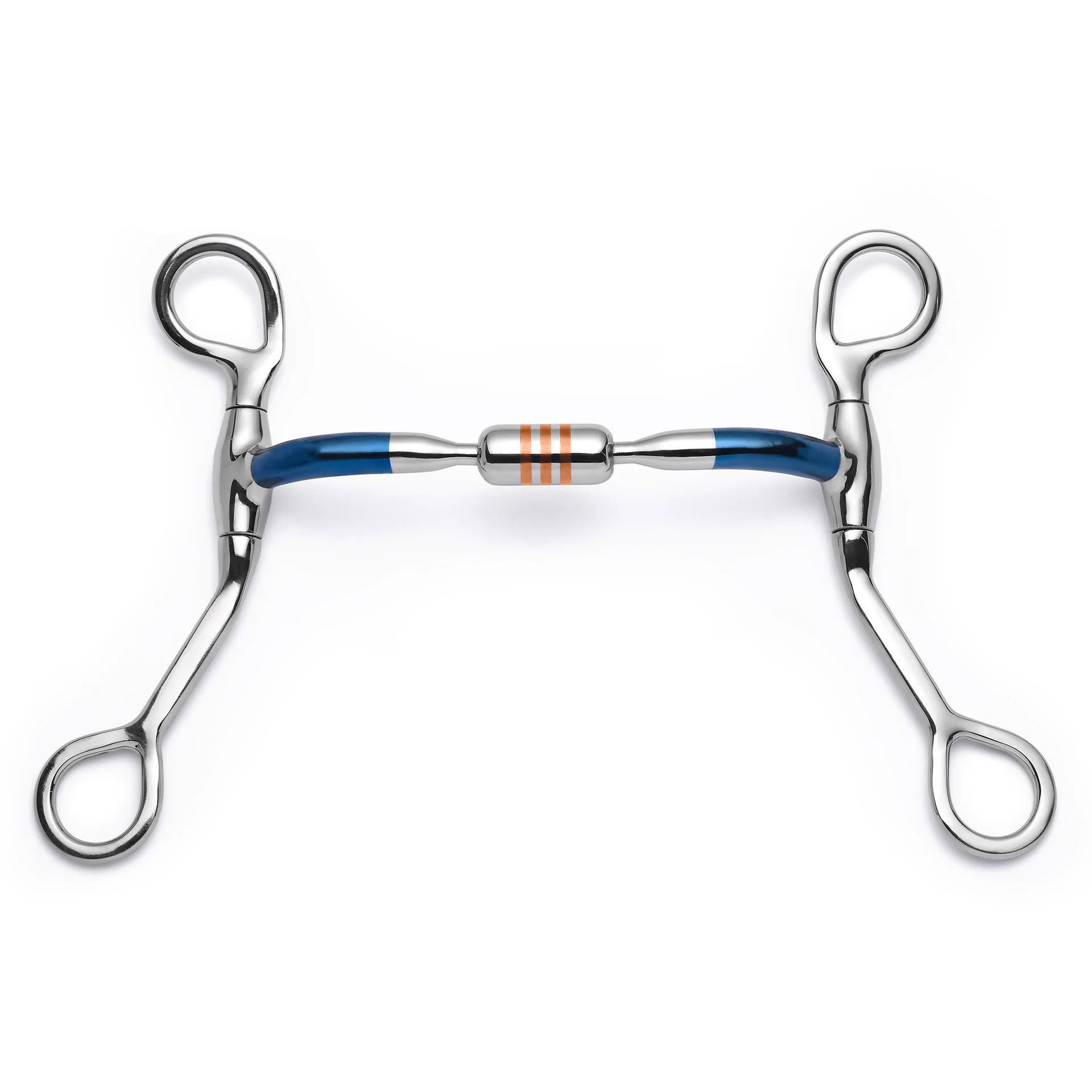 Copper Roller Short Shank Horse Bit