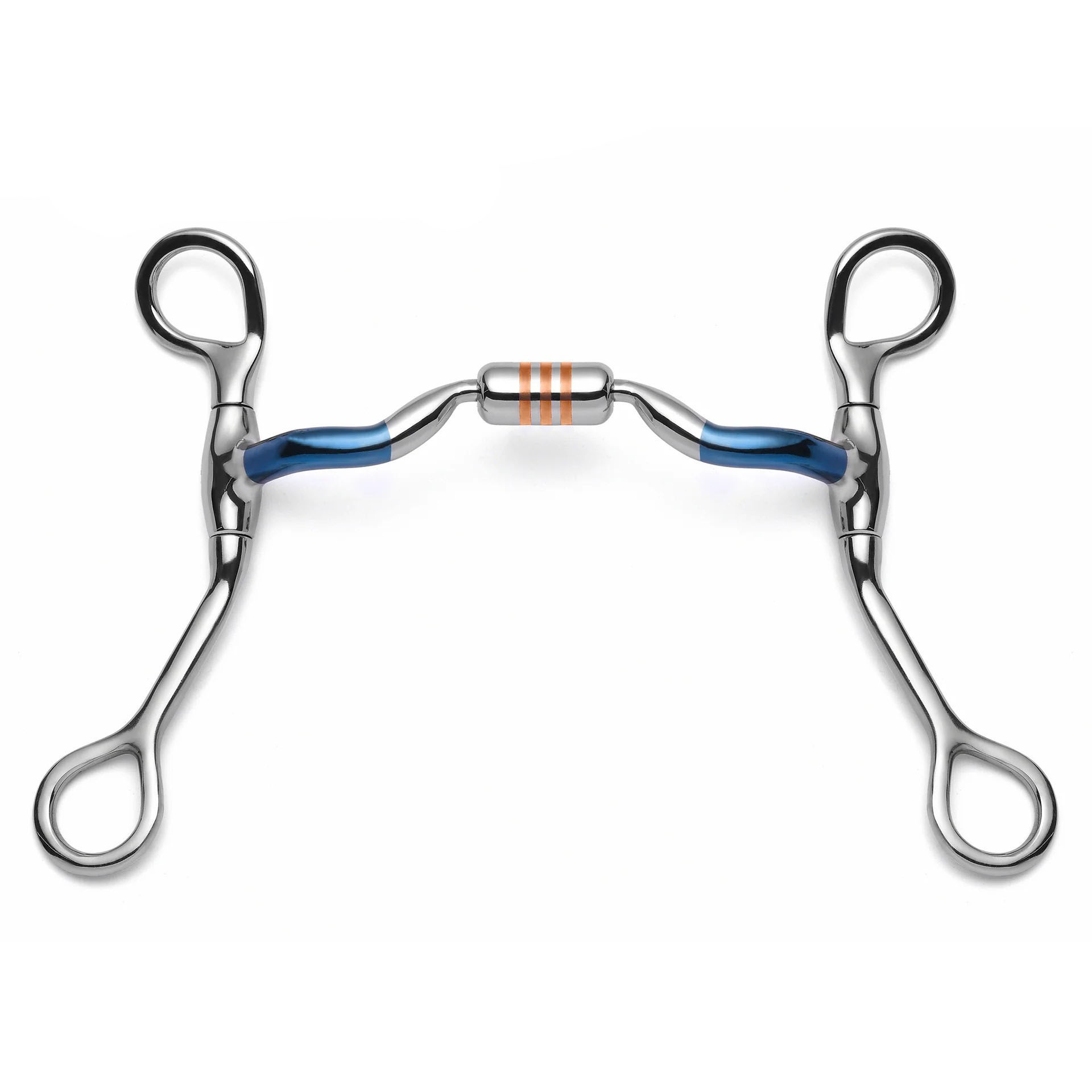 Blue Sweet Iron Barrel Short Shank Horse Bit