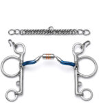 Copper Roller Butterfly Horse Bit