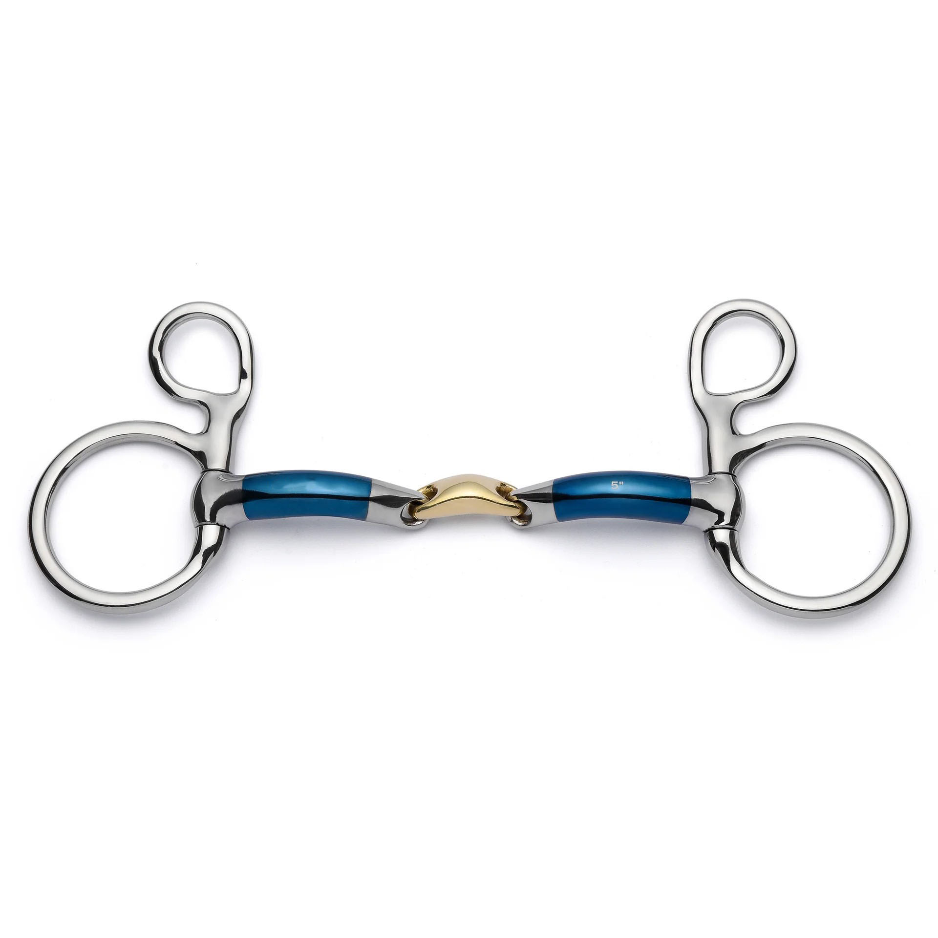 Short Shank Copper Roller Horse Bit