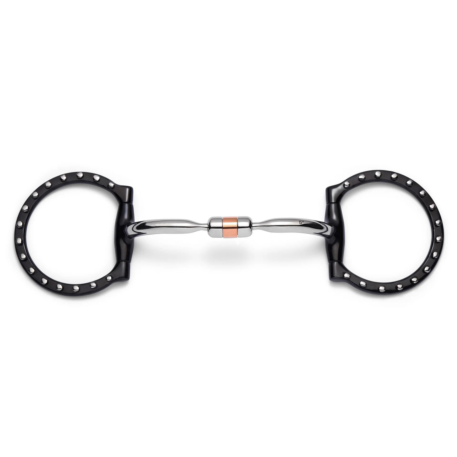 Copper Roller Ring Horse Bit