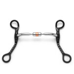 Black Steel Copper Roller Short Shank Horse Bit