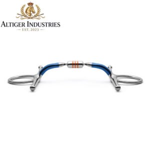 Full Cheek Low Port Capsule Sweet Iron Snaffle Horse Bit