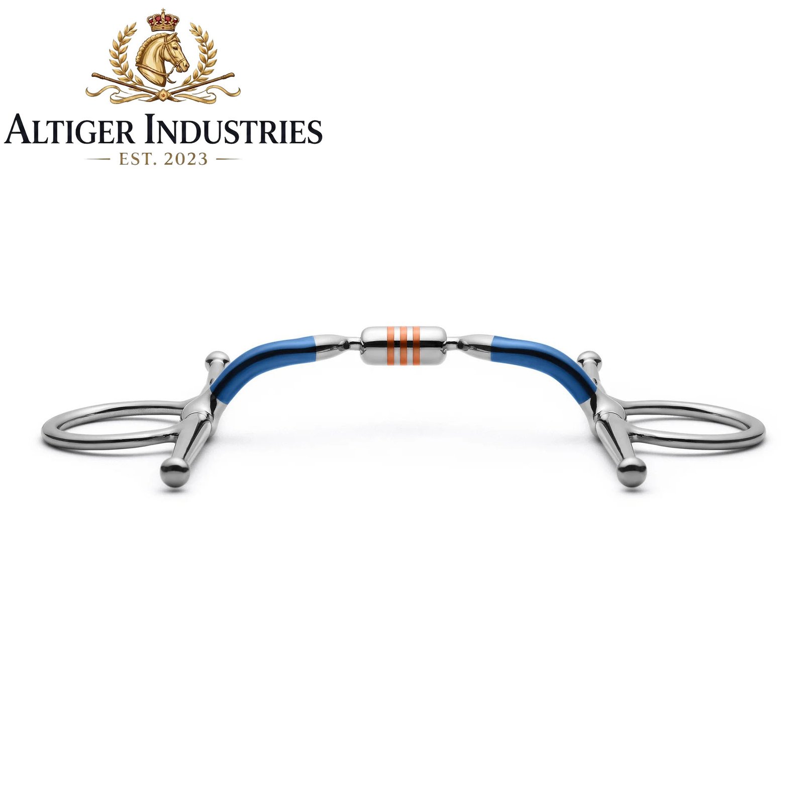 Full Cheek Low Port Capsule Sweet Iron Snaffle Horse Bit