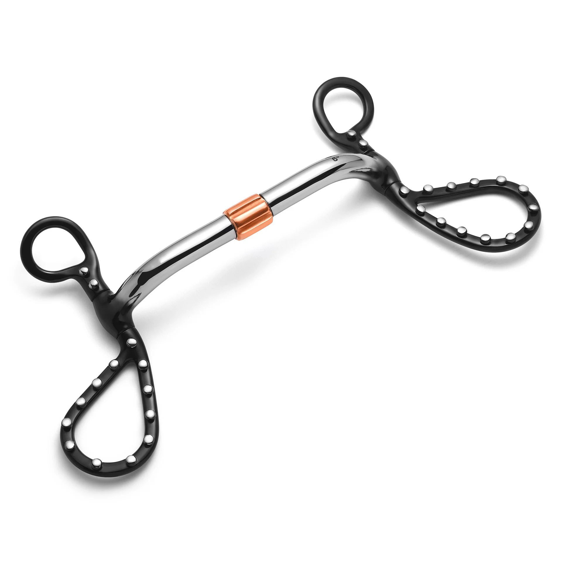 teardrop shank pivot cricket roller curb horse bit