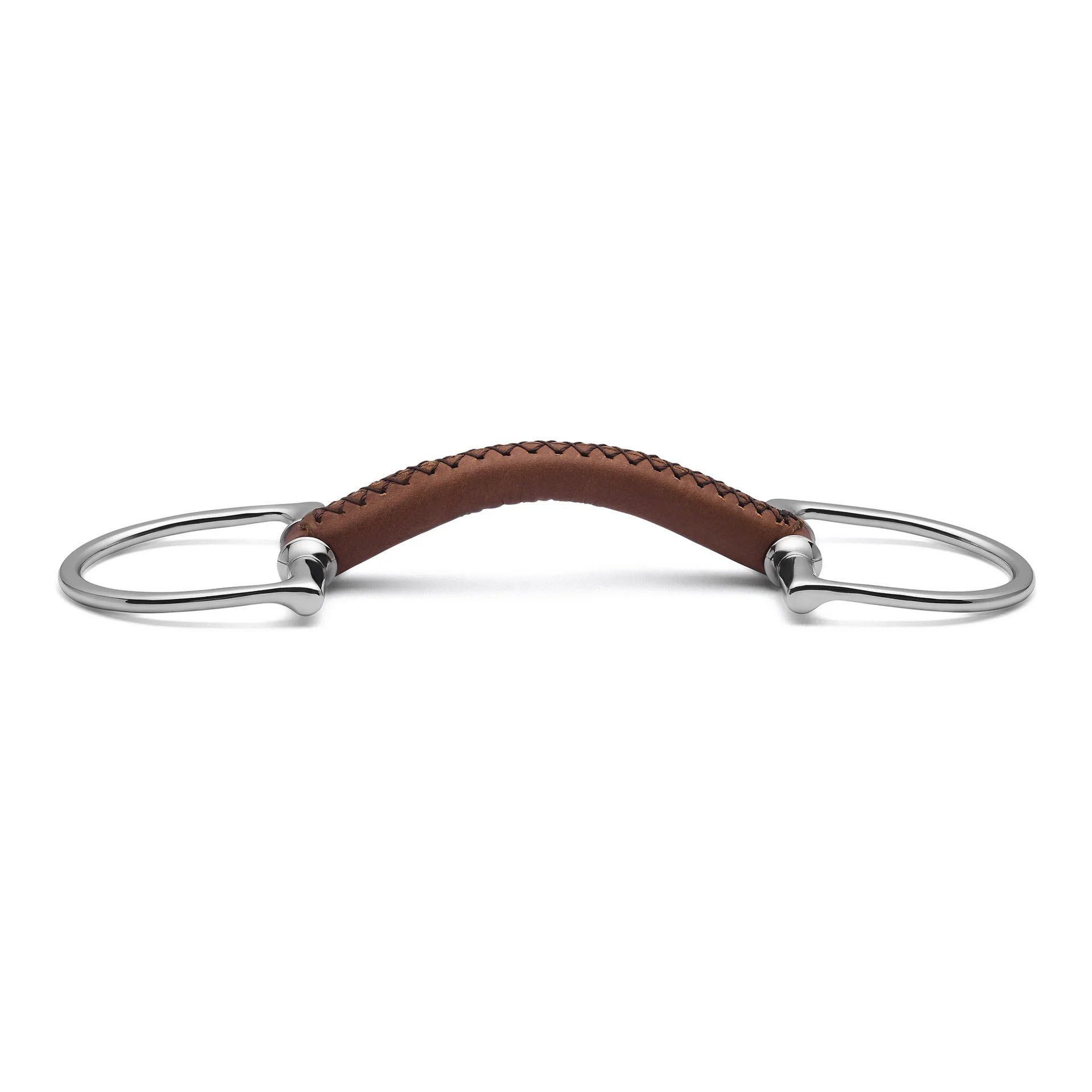 Hunter D-Ring Soft Leather Snaffle Horse Bit