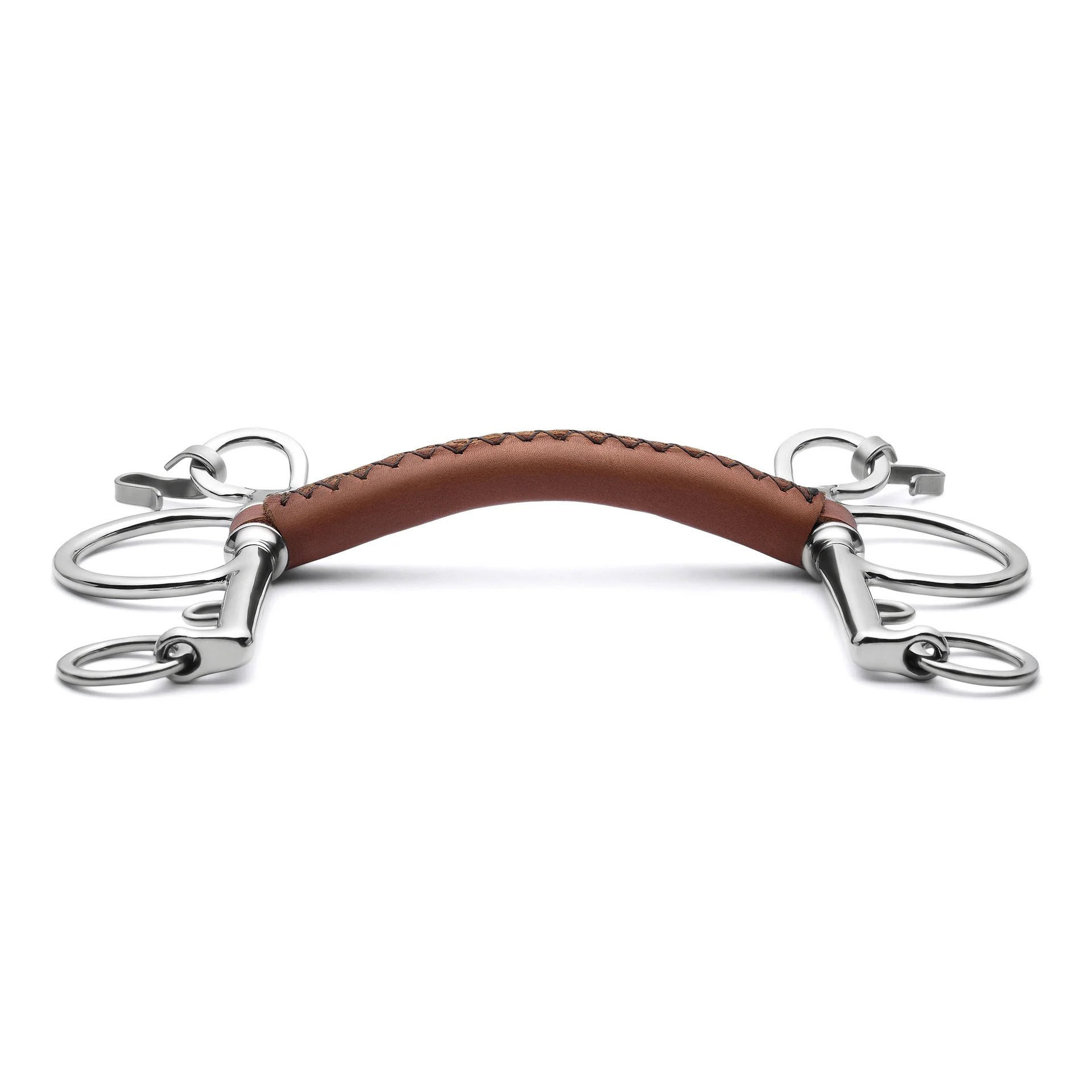 Pelham Soft Leather Curb Horse Bit