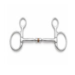 Ported Copper Roller Full Cheek Sweet Iron Snaffle Horse Bit
