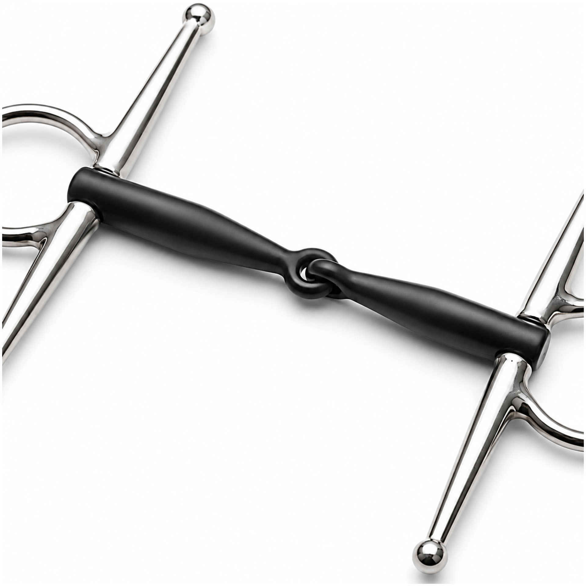 full cheek copper roller snaffle bit