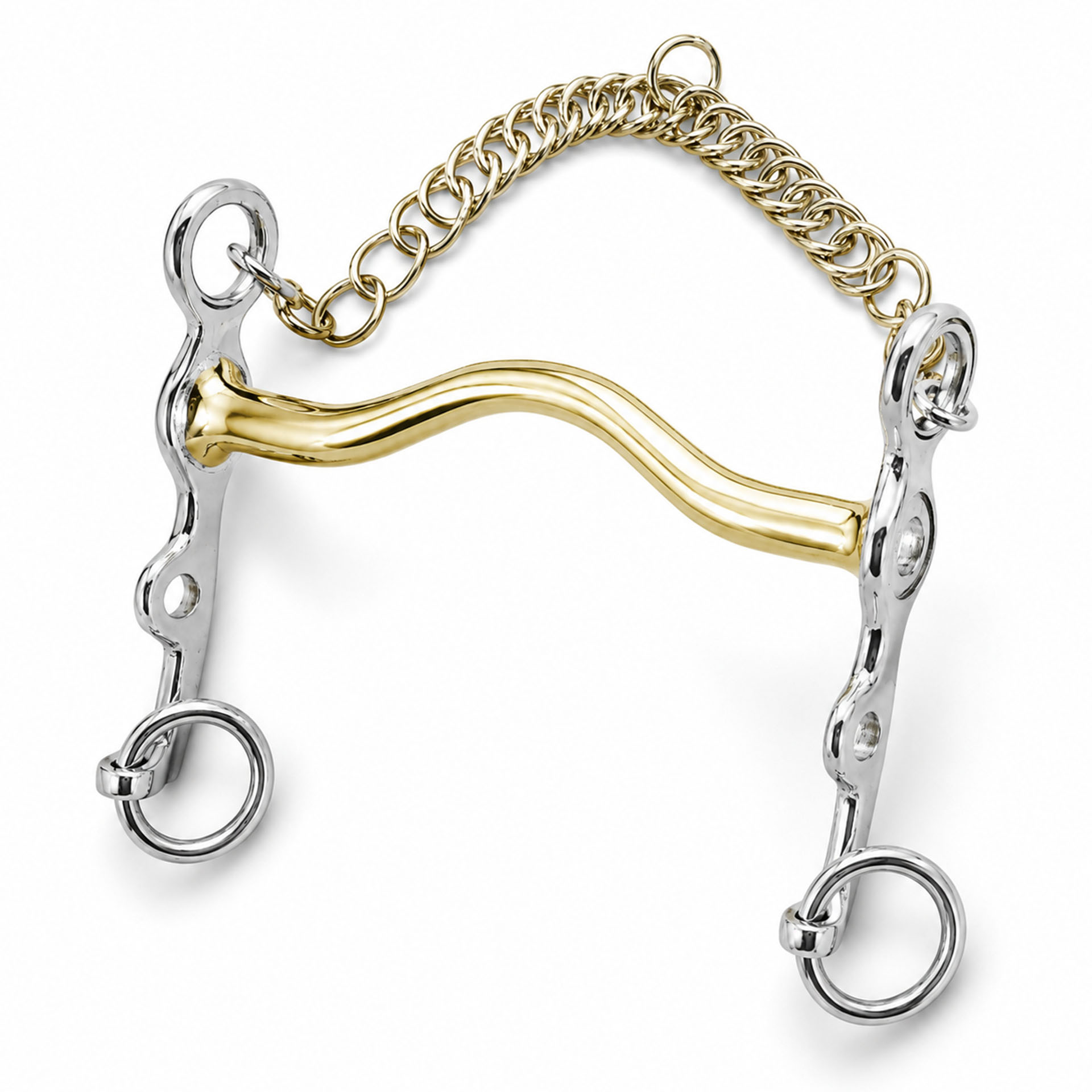 Blue Sweet Iron Barrel Short Shank Horse Bit