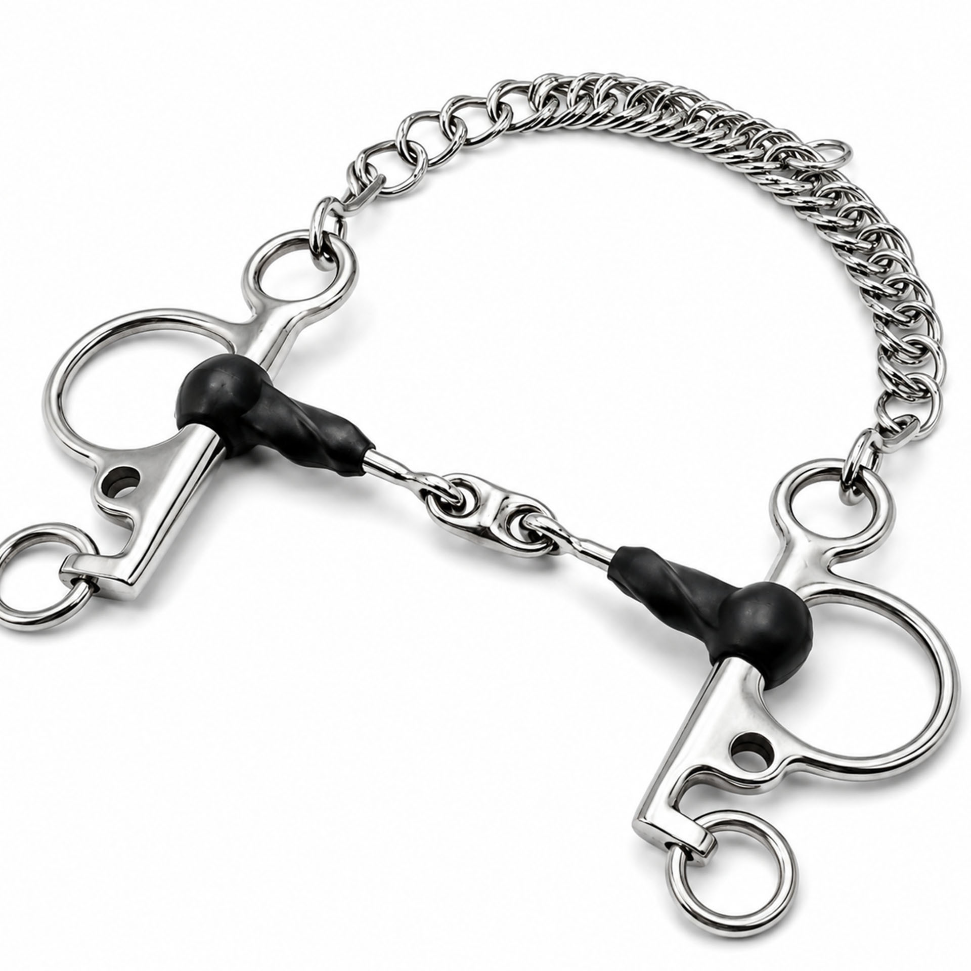 copper roller butterfly horse bit