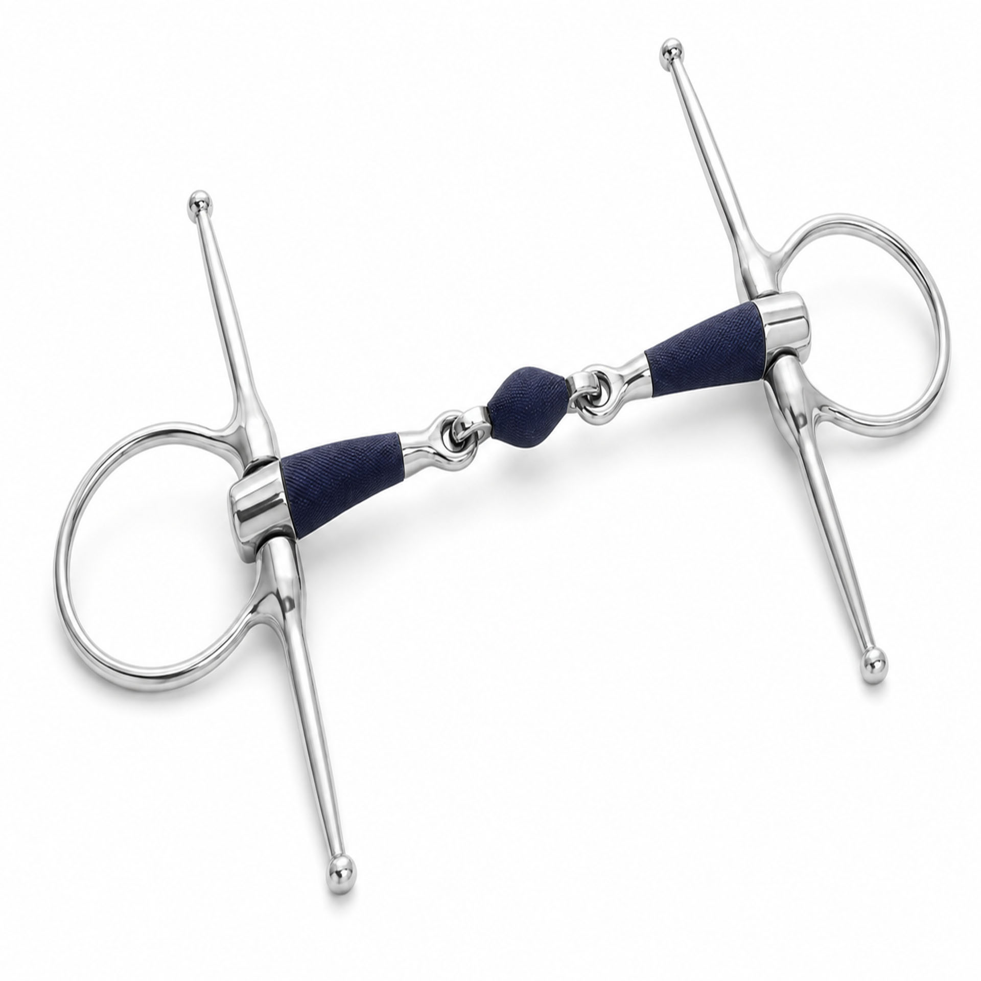 full cheek lozenge sweet iron snaffle horse bit