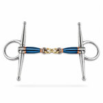 Copper Roller Full Cheek Horse Bit