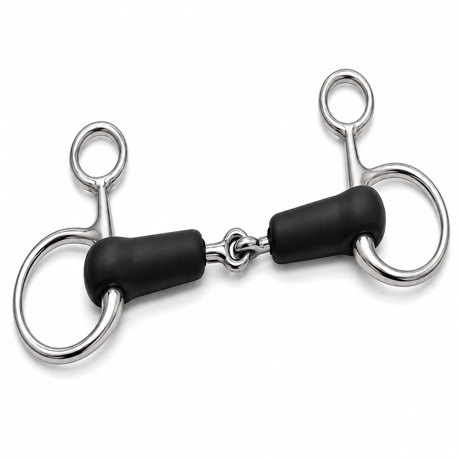 black copper roller loose ring horse bit