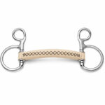 Premium Leather Covered Mullen Mouth Horse Bit