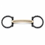 Premium Leather Covered Dotted Ring Horse Bit