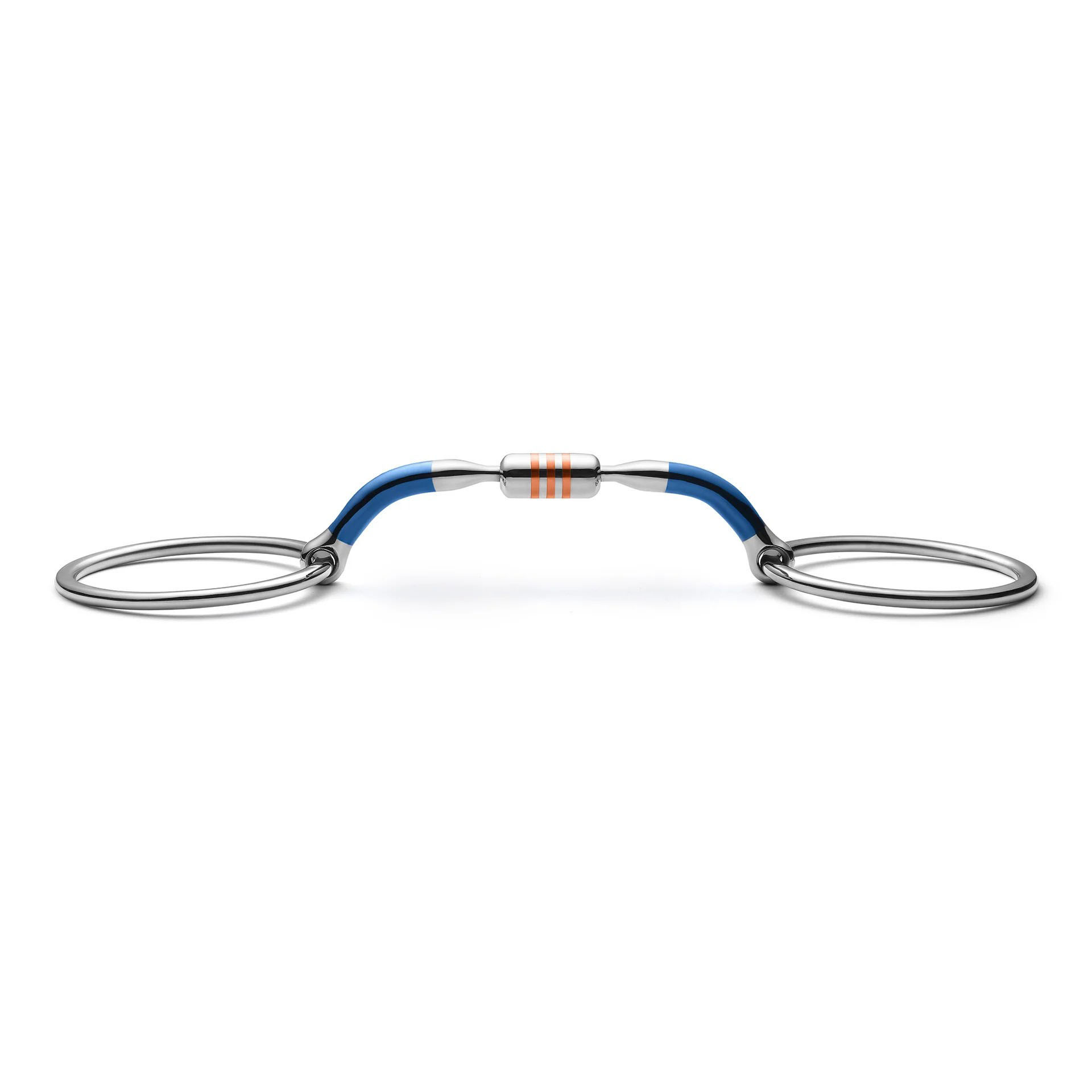 loose ring capsule sweet iron snaffle horse bit