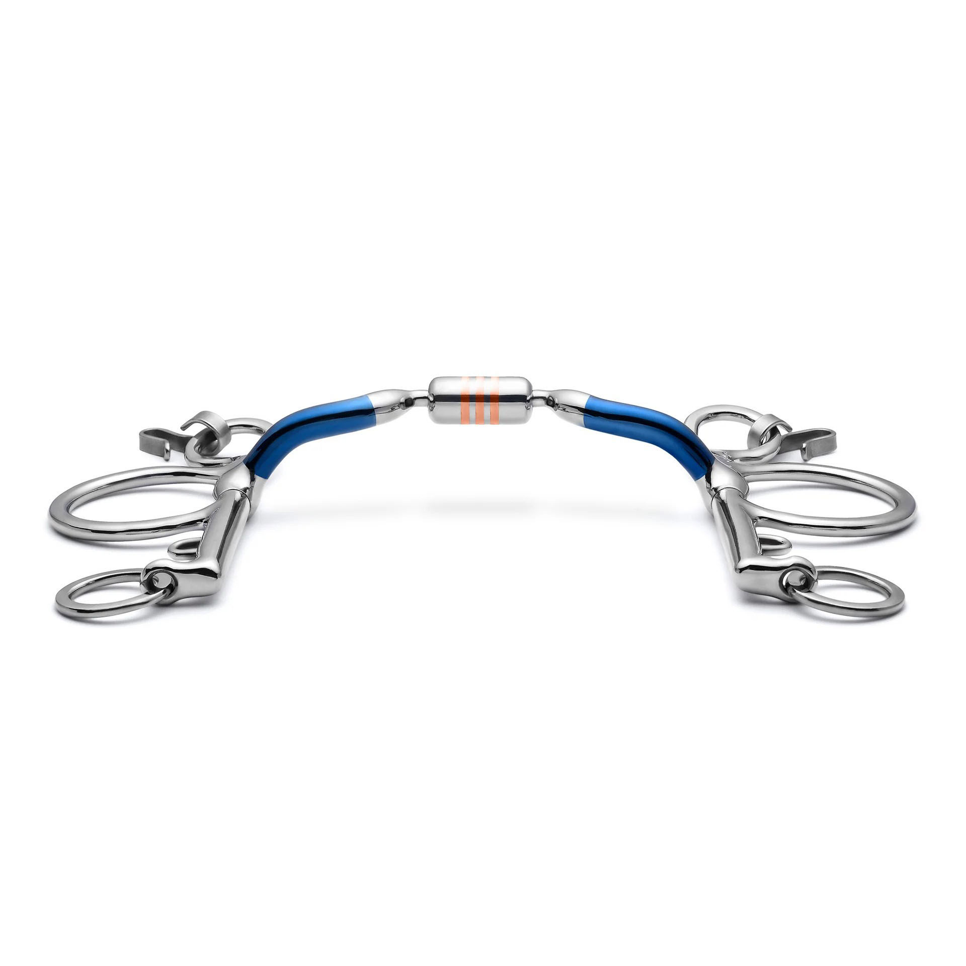 Pelham Low Port Capsule Sweet Iron Curb Horse Bit