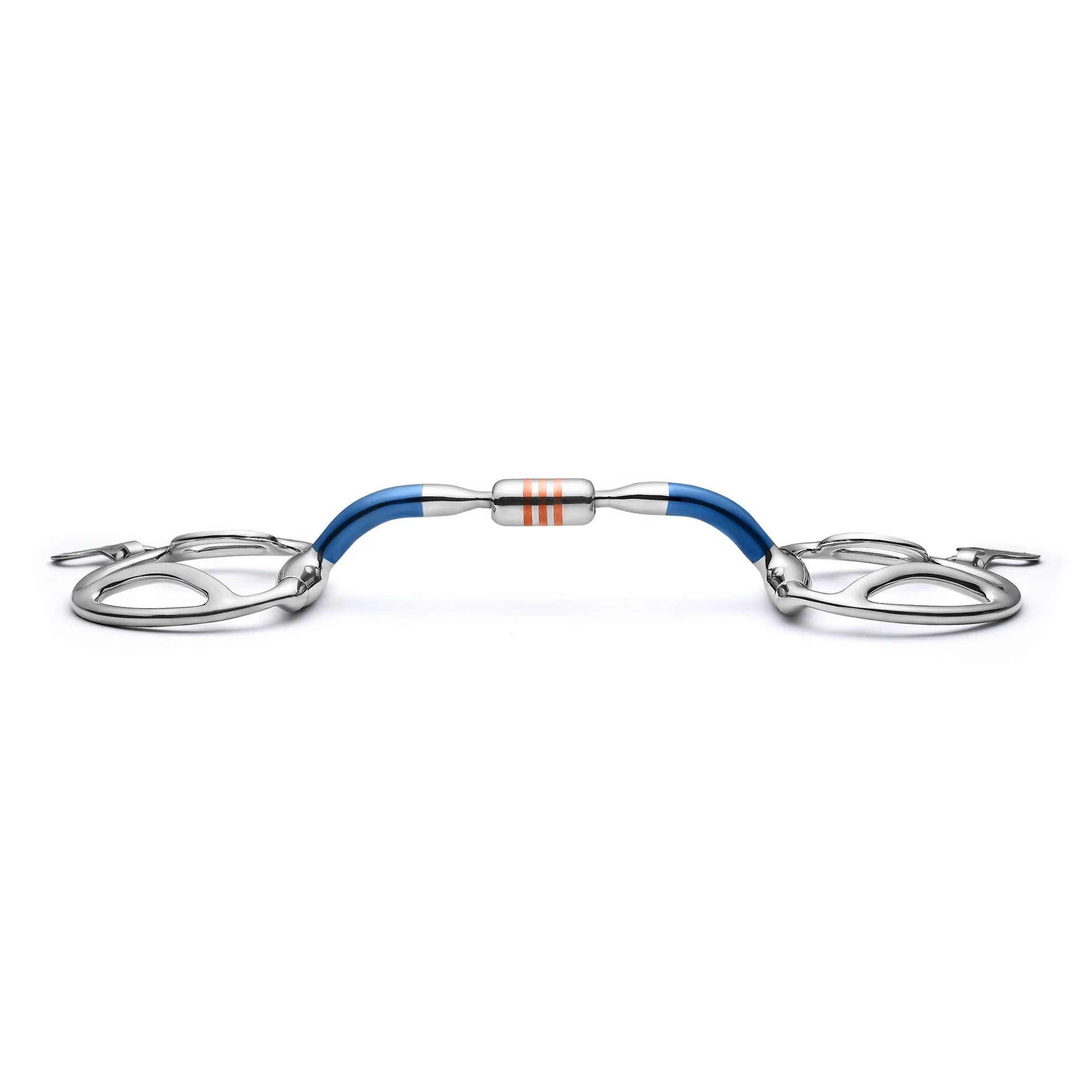 Slotted D-Ring Capsule Sweet Iron Snaffle Horse Bit