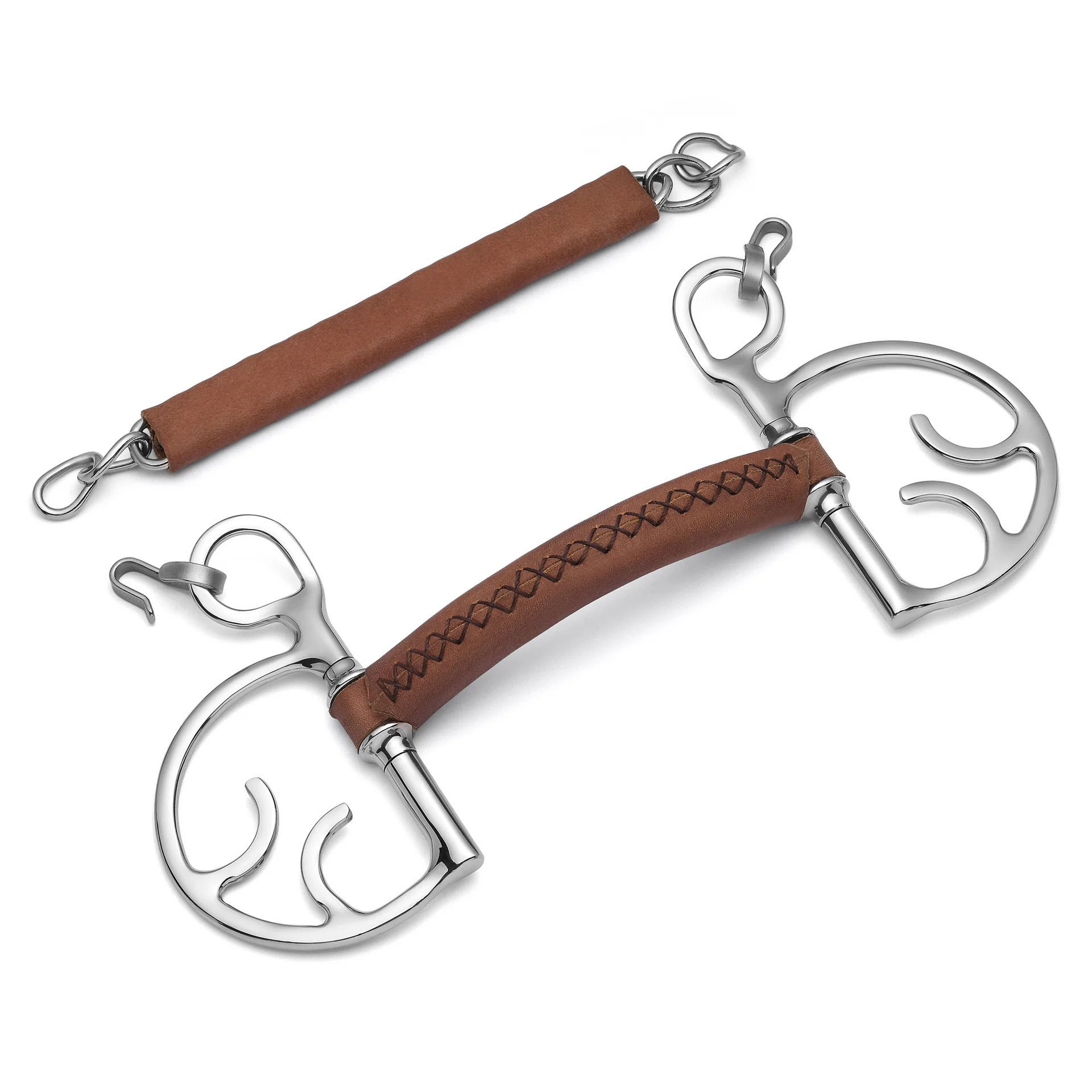 kimberwick soft leather curb horse bit