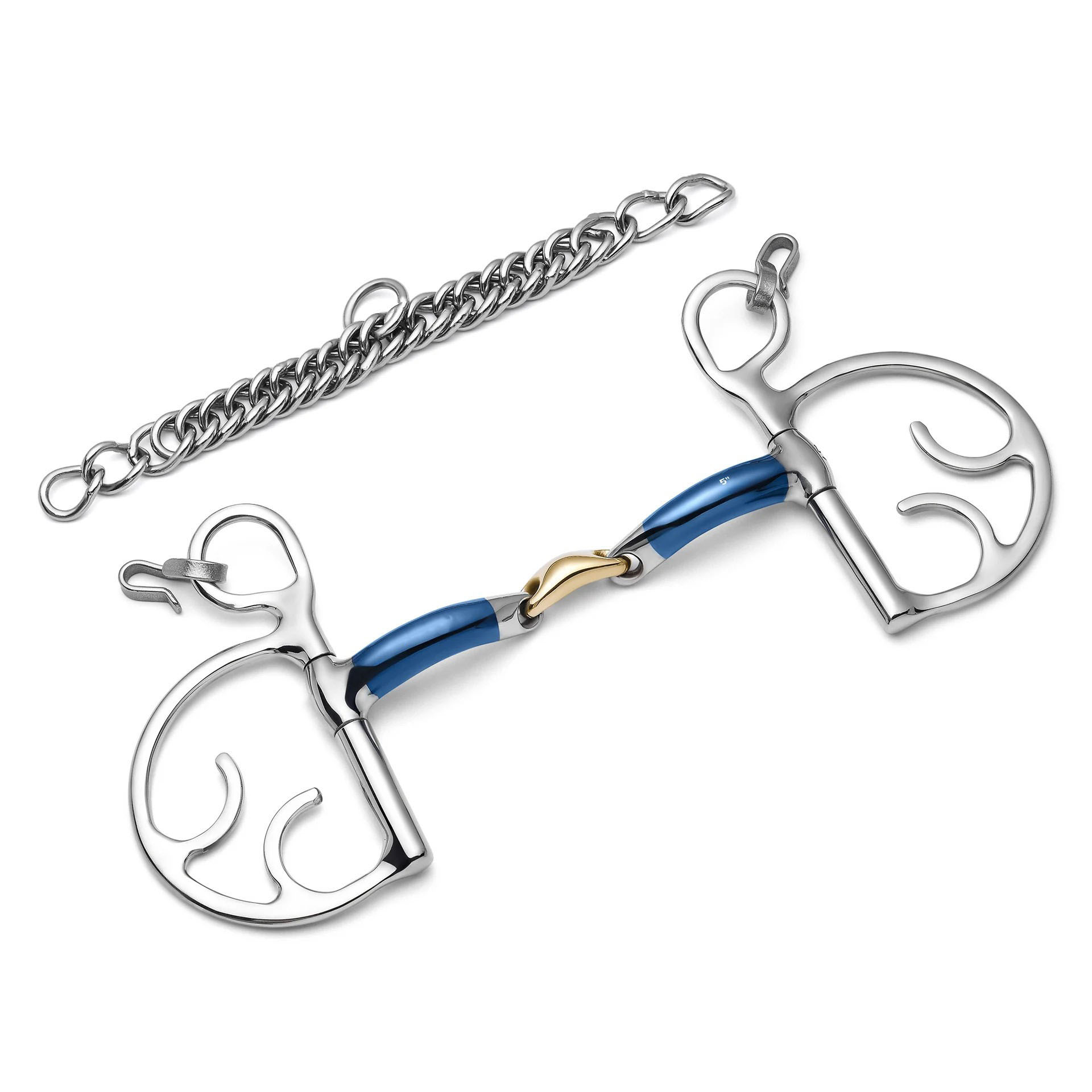 kimberwick lozenge sweet iron curb horse bit