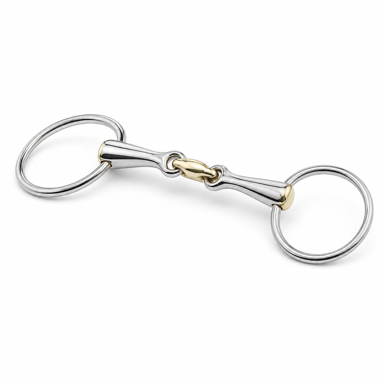 Copper Roller Loose Ring Training Snaffle Horse Bit