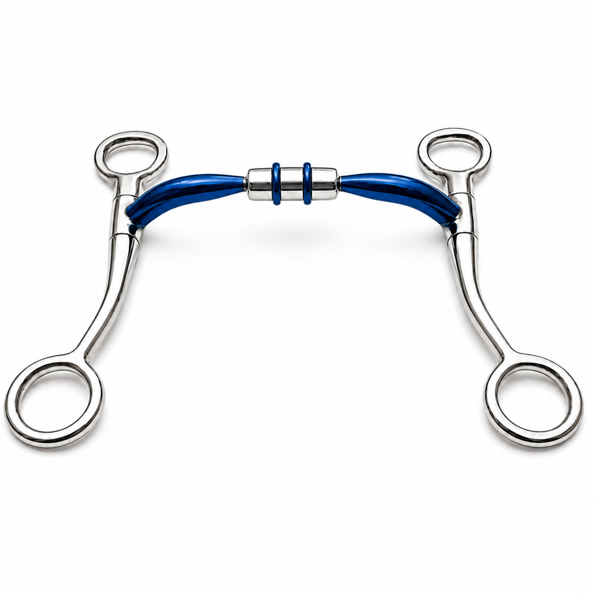 Copper Roller Short Shank Horse Bit