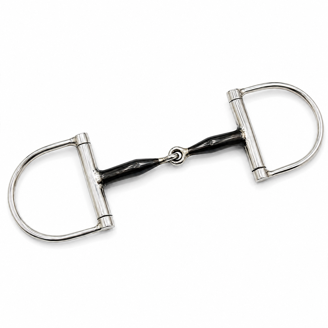 d ring french link horse bit