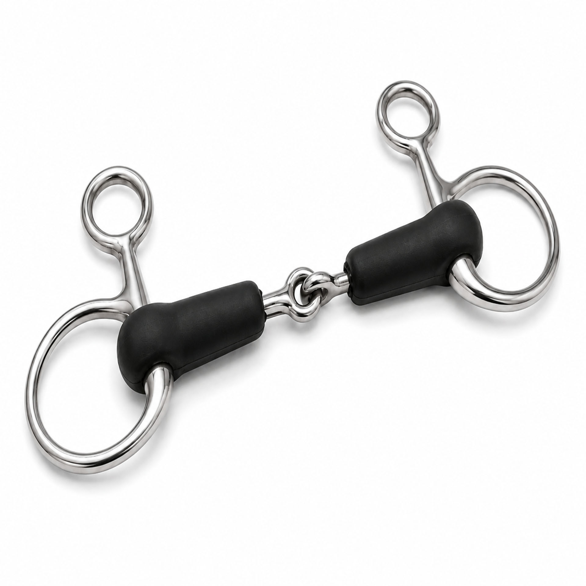 black copper roller loose ring horse bit