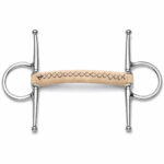 Leather Covered Full Cheek Mullen Horse Bit