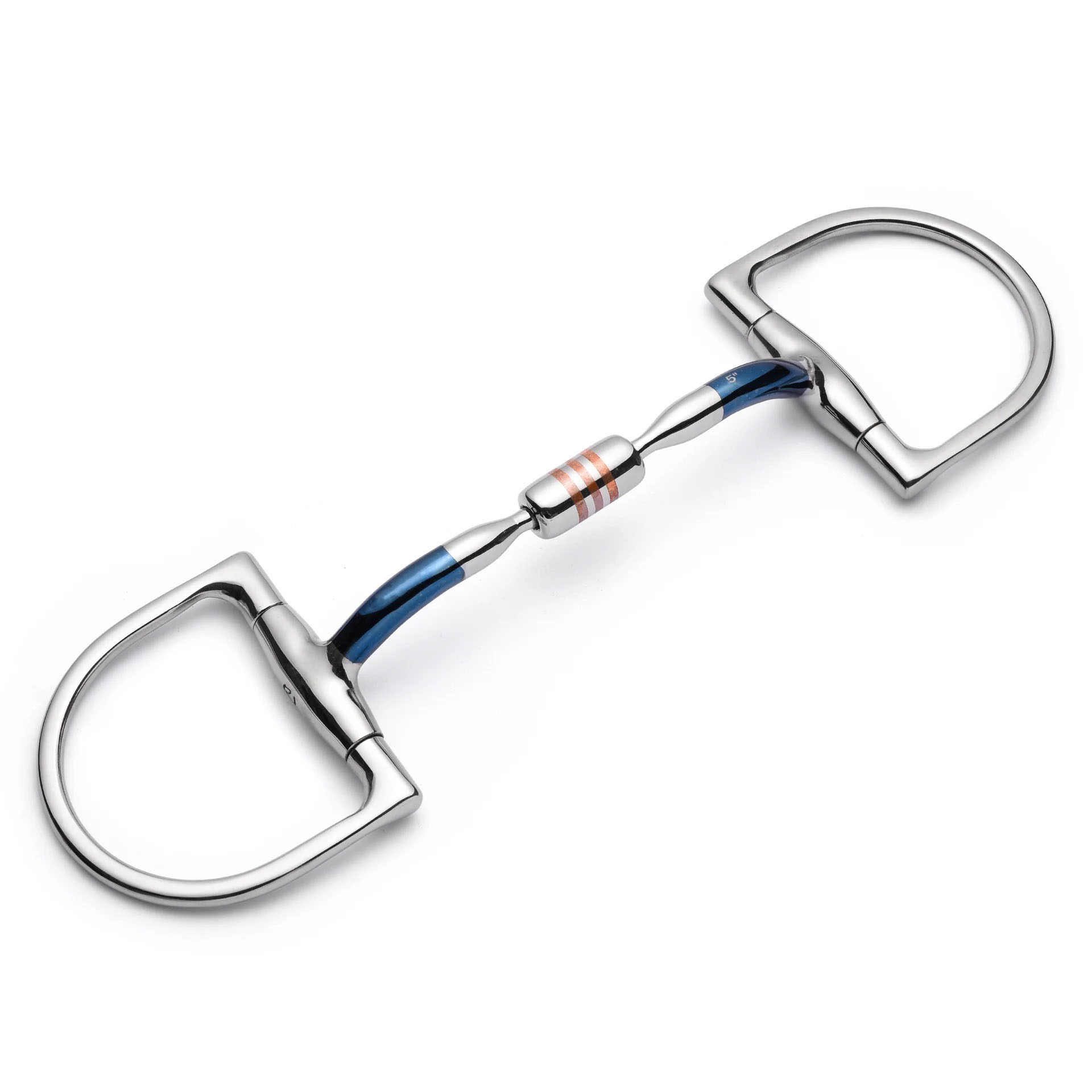 hunter d ring capsule sweet iron snaffle horse bit