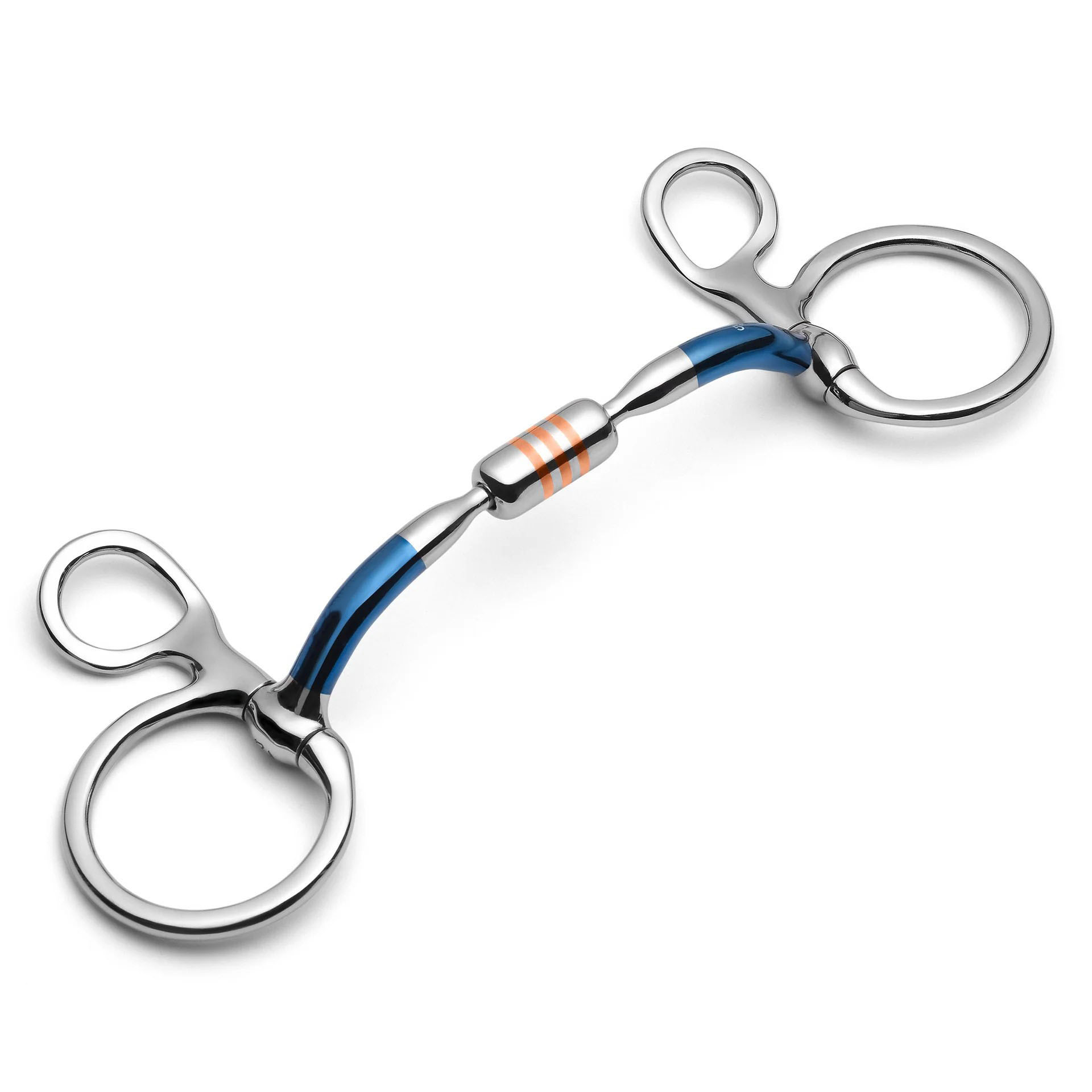 baucher capsule sweet iron snaffle horse bit