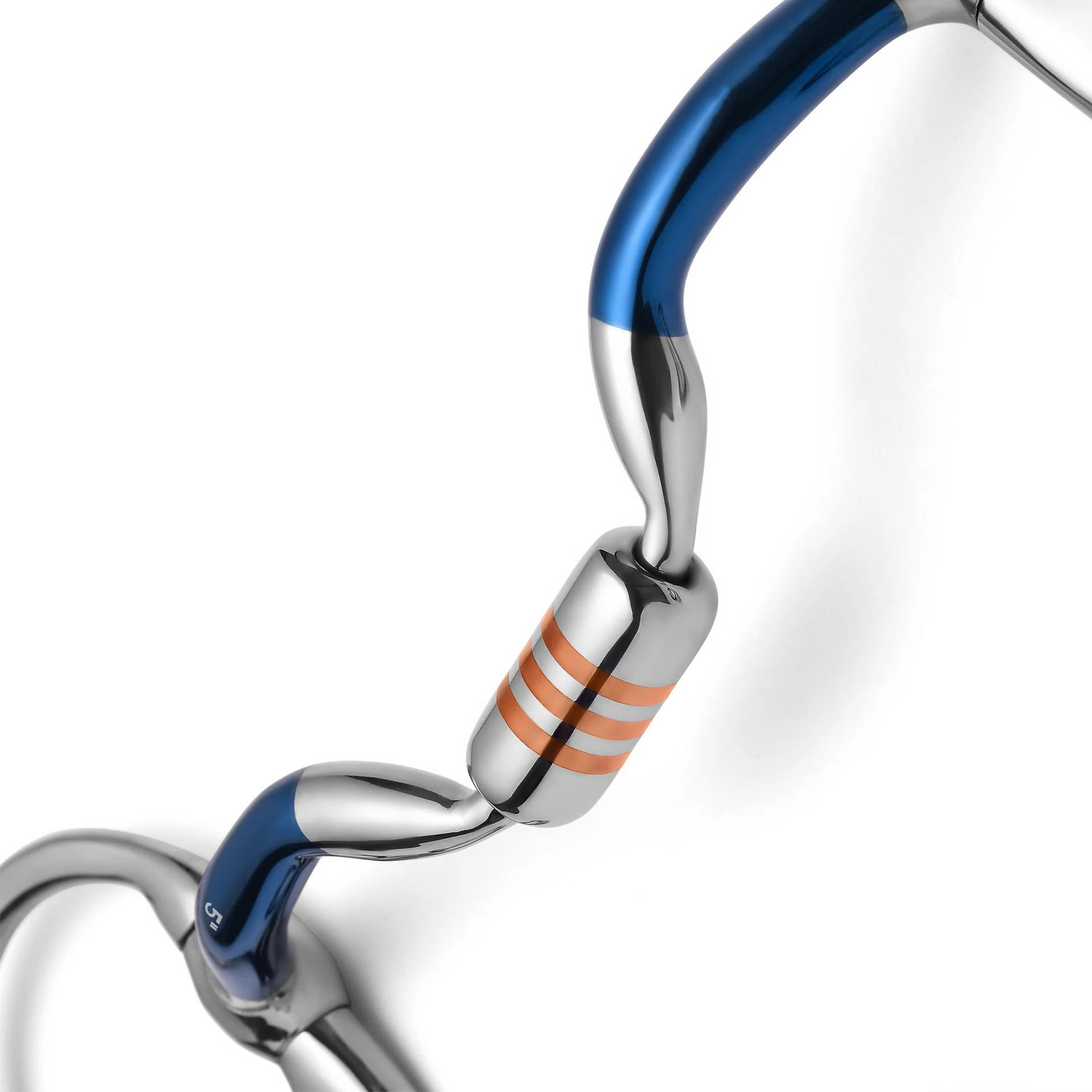 baucher low port capsule sweet iron snaffle horse bit