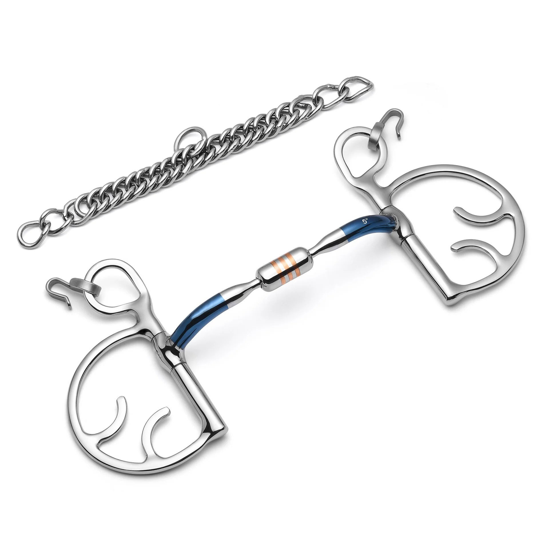 kimberwick capsule sweet iron curb horse bit