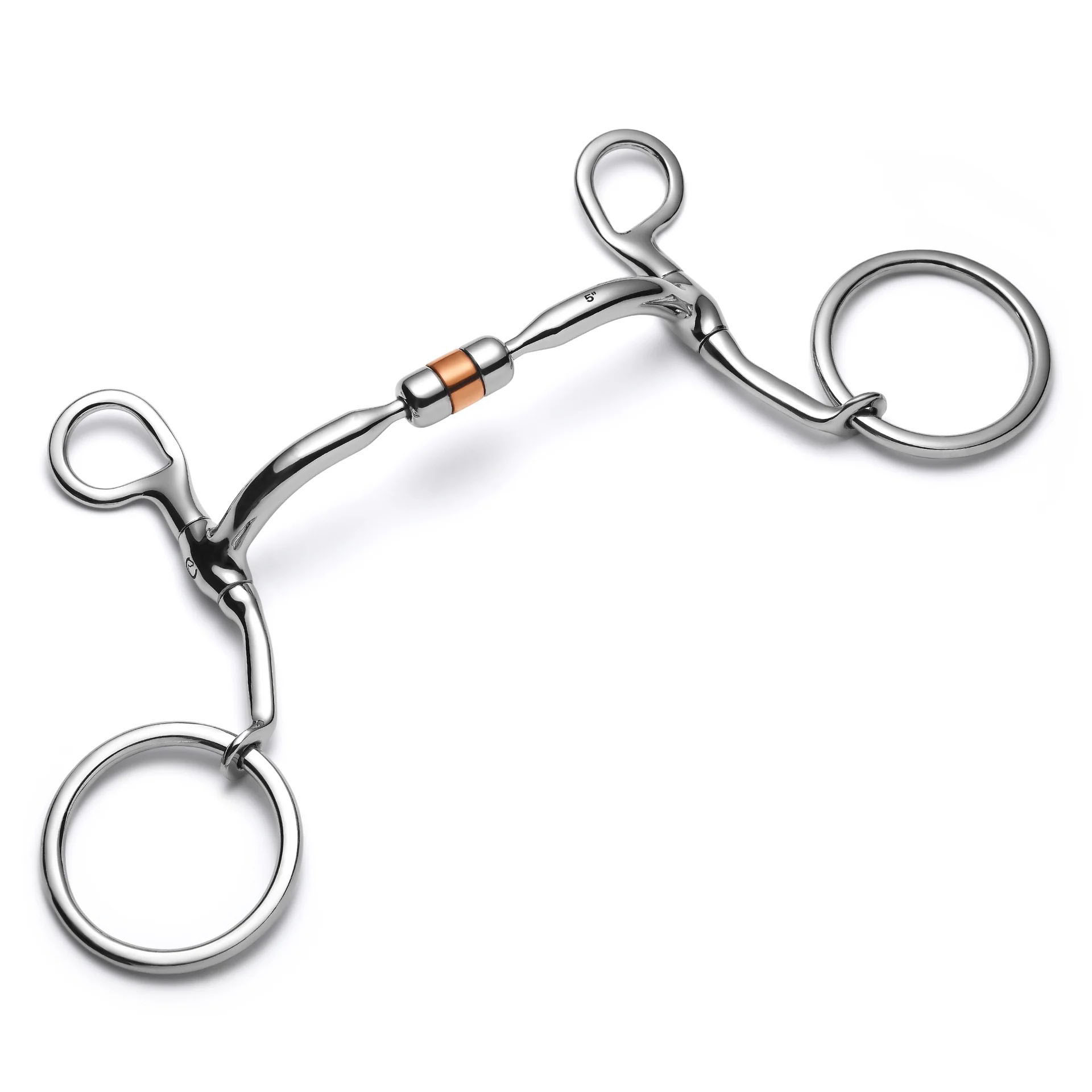 loose shank capsule curb horse bit