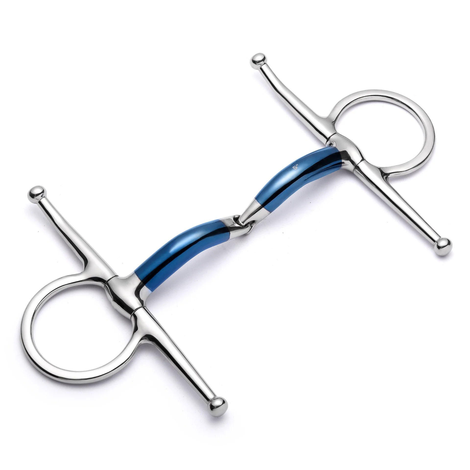 full cheek locking single joint sweet iron snaffle horse bit